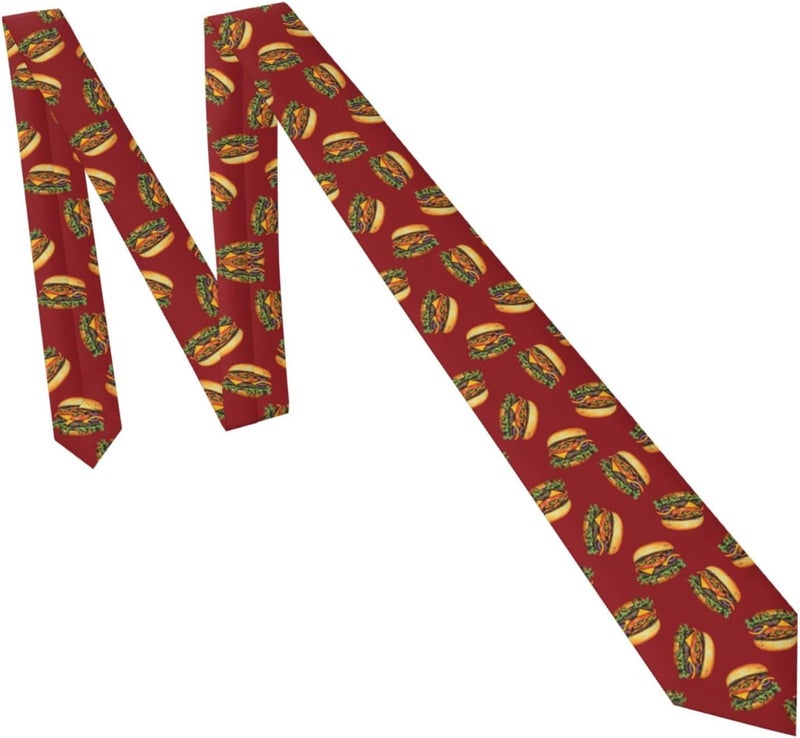 Yilad Tie for Men and Boy Novelty Fun Full Print Men's Necktie Skinny Fashion Narrow Wide - Image 3